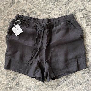 Parachute Grey Linen Shorts
